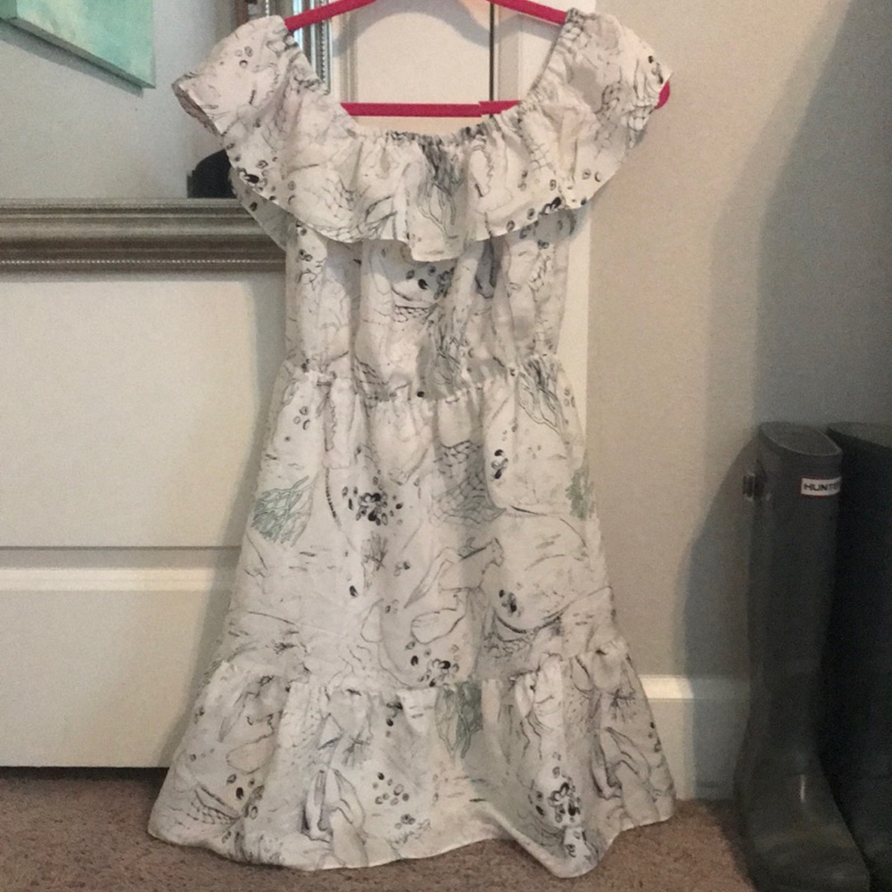 Off the shoulder club Monaco dress